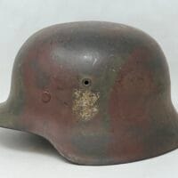 Heer M42 Single Decal Camo Helmet EF66