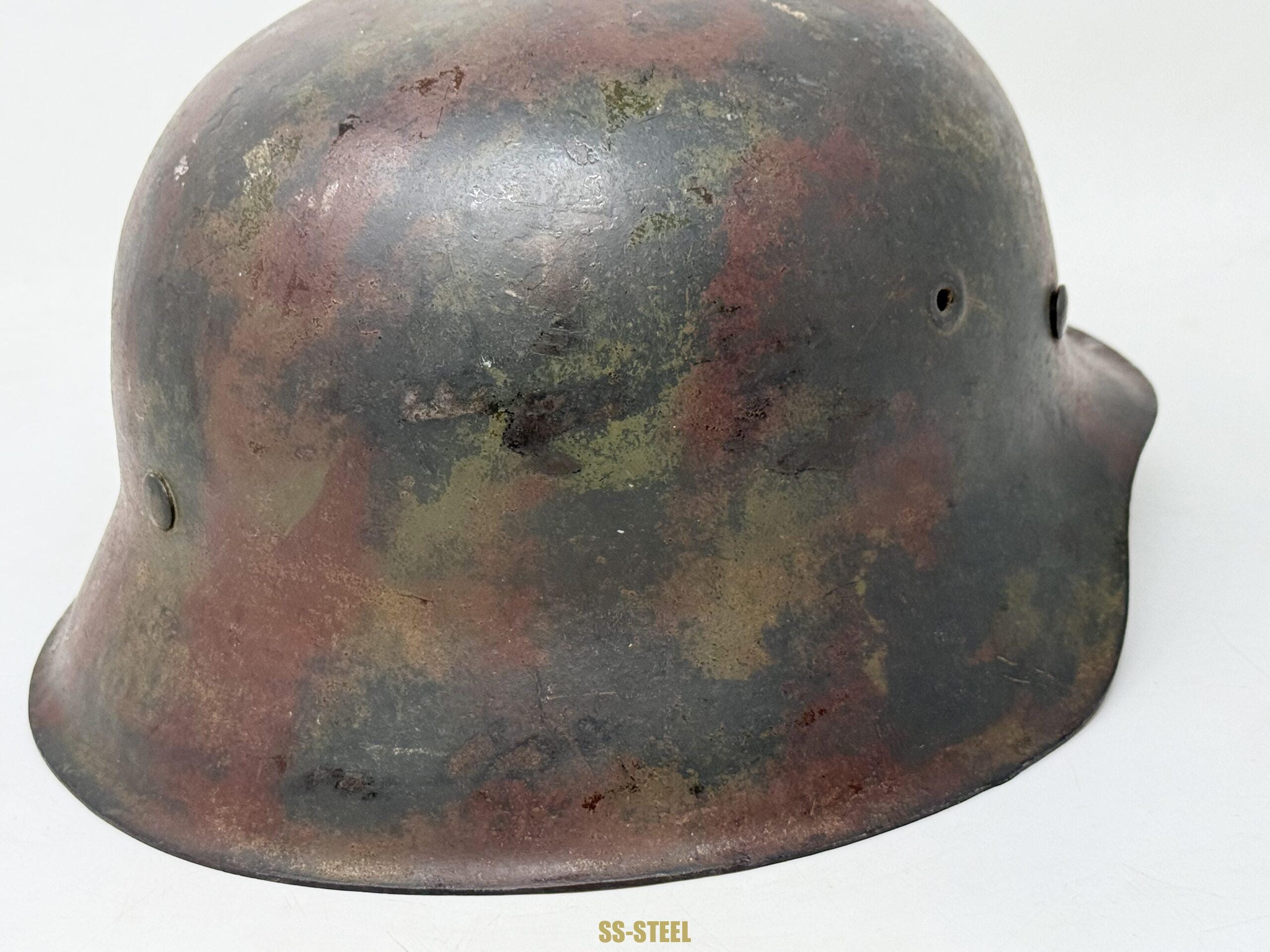 Heer M42 Single Decal Camo Helmet EF66 - Image 8