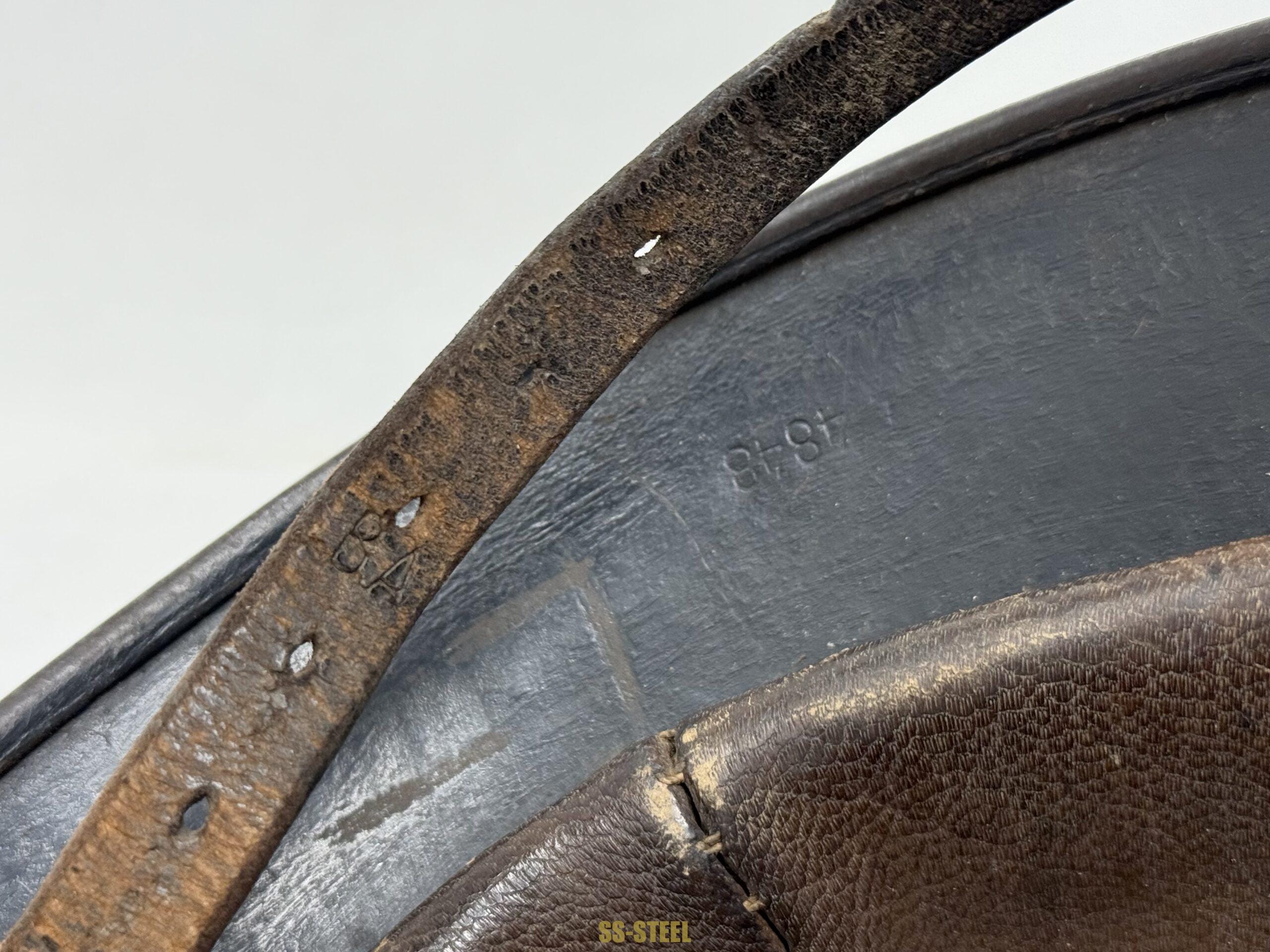 Luftwaffe M40 Single Decal Camo Helmet ET66 - Image 12