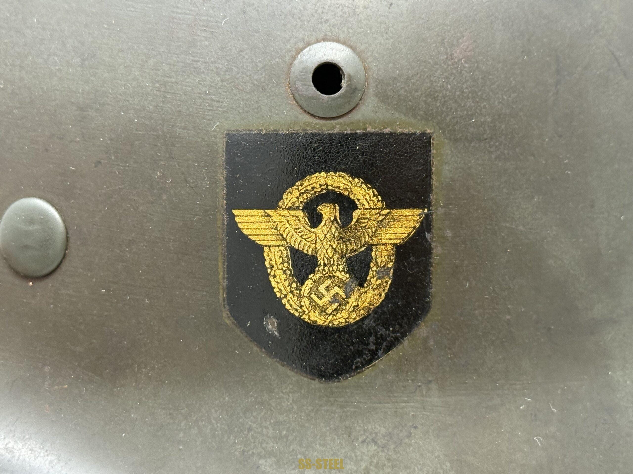 Police M35 Double Decal Helmet - Image 14