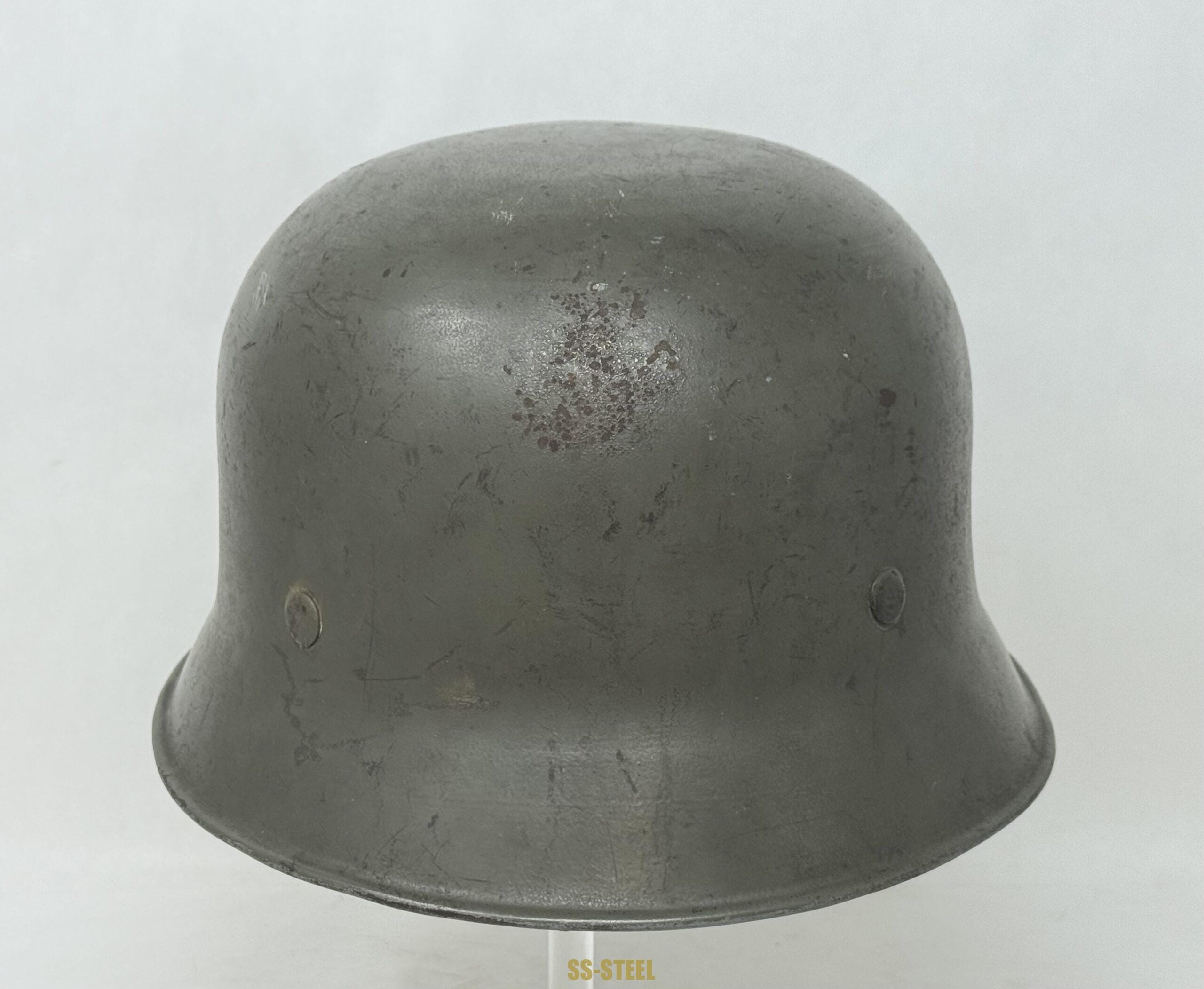 M34 SS ‘Sicherheitsdienst SD’ double decal Edelstahl Helmet - Image 6