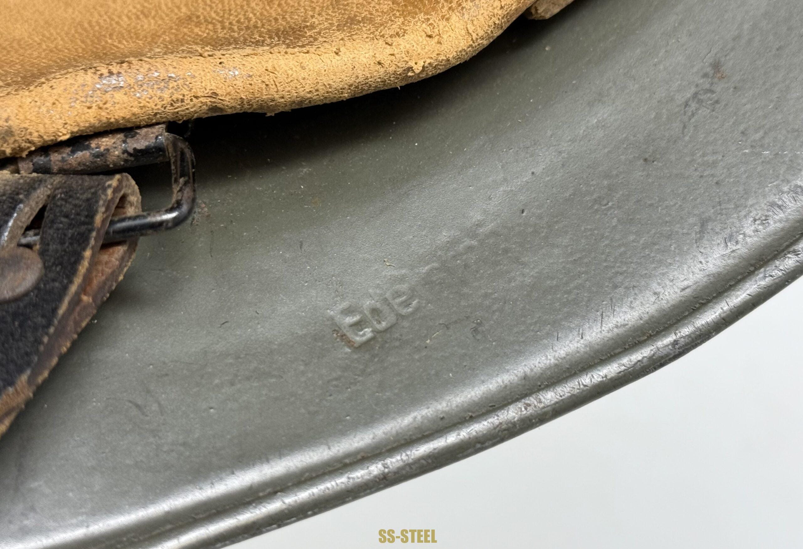 M34 SS ‘Sicherheitsdienst SD’ double decal Edelstahl Helmet - Image 9