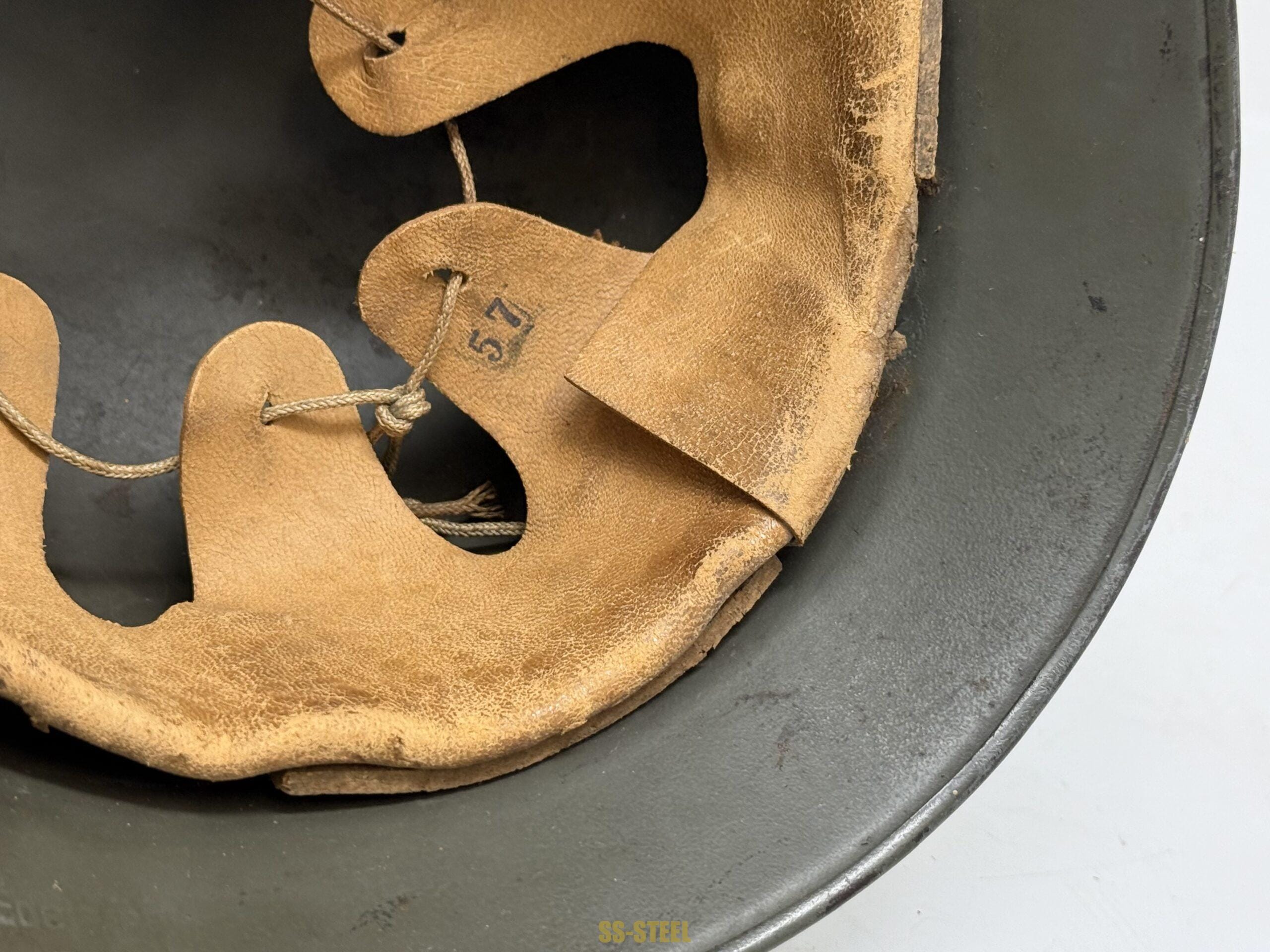 M34 SS ‘Sicherheitsdienst SD’ double decal Edelstahl Helmet - Image 10