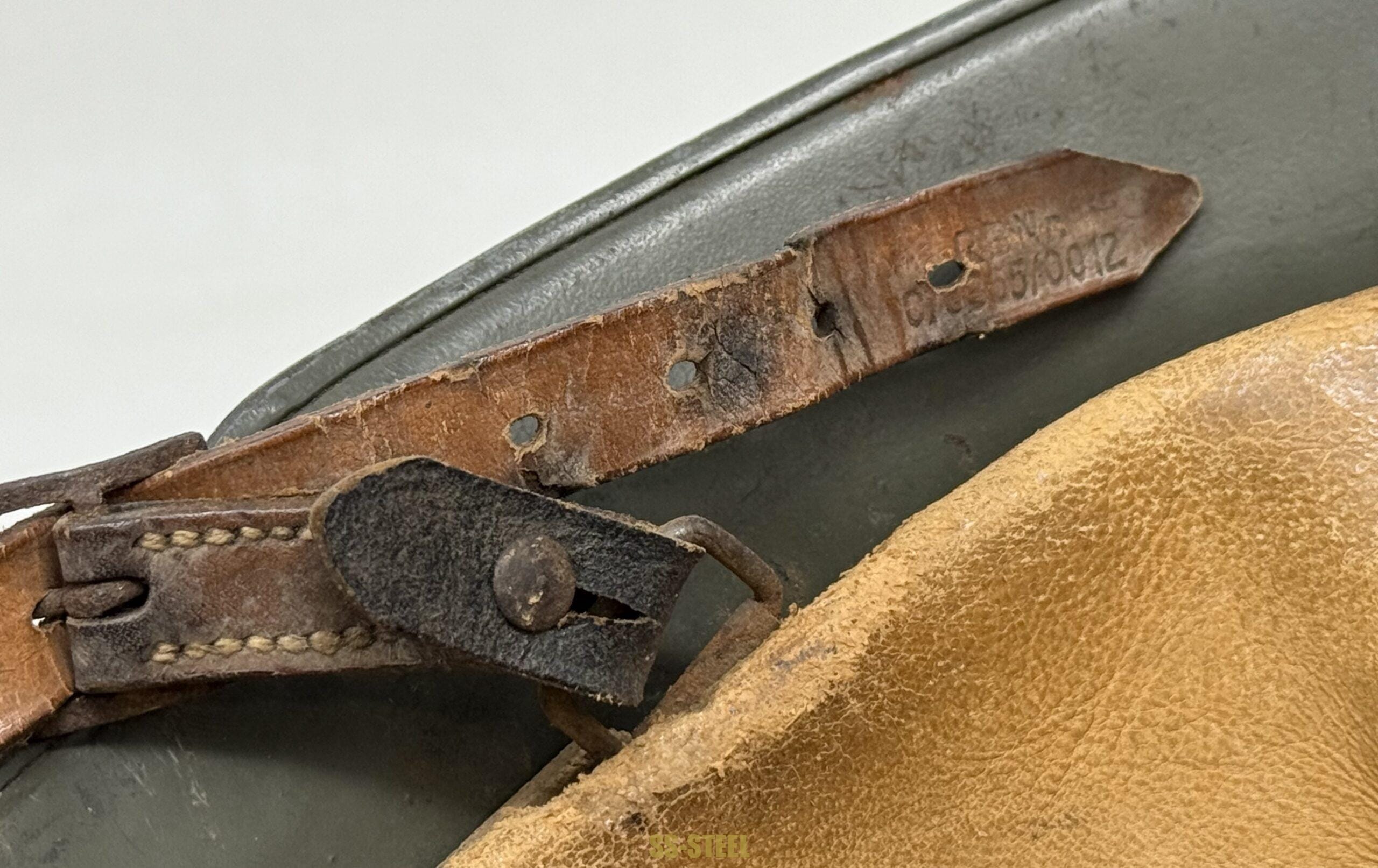 M34 SS ‘Sicherheitsdienst SD’ double decal Edelstahl Helmet - Image 14