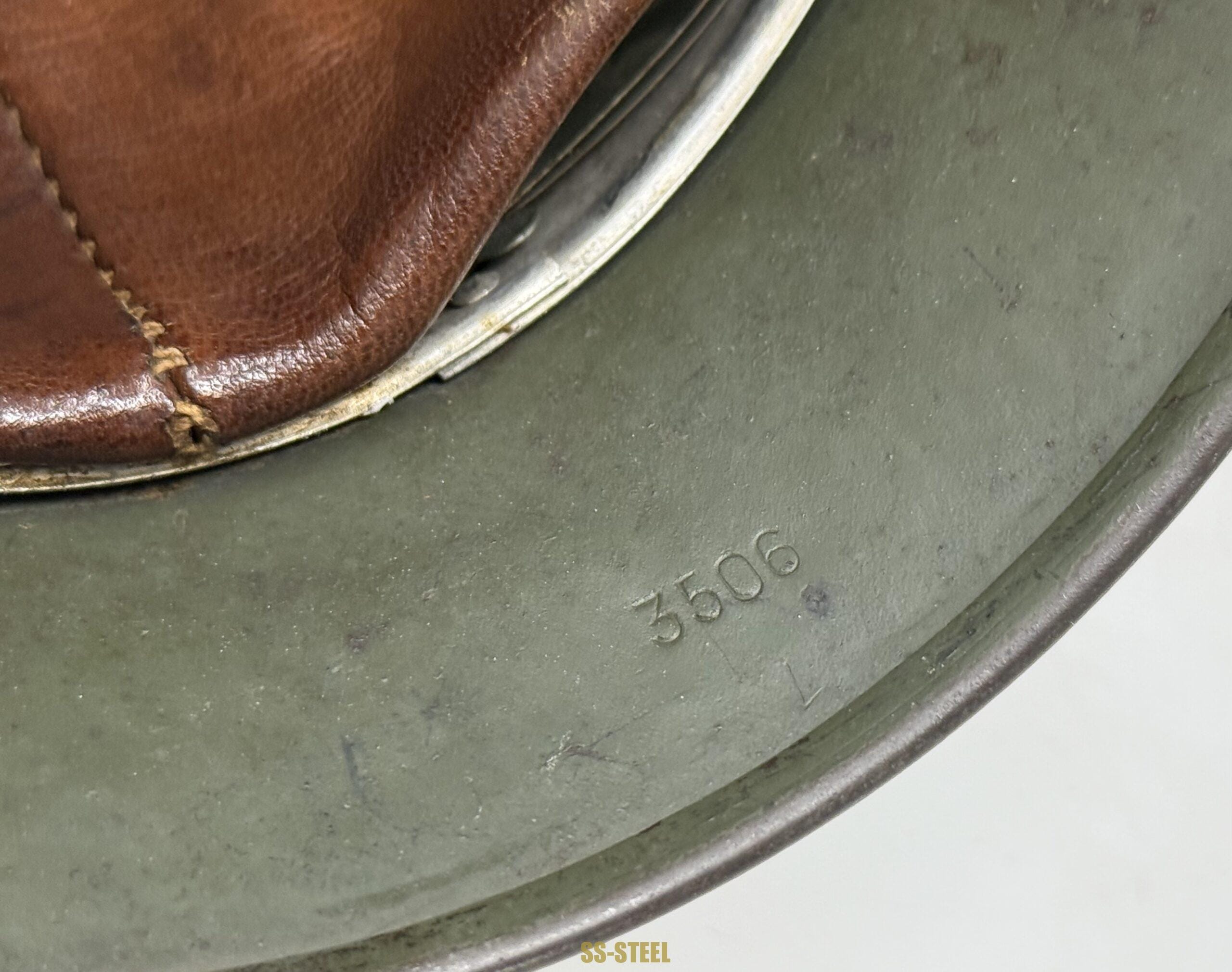 Police M-35 Double Decal Helmet - Image 9