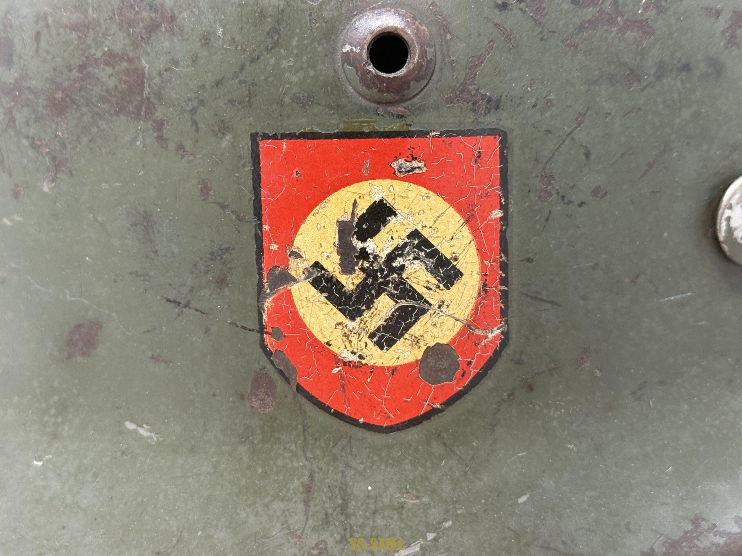 Police M-35 Double Decal Helmet - Image 11