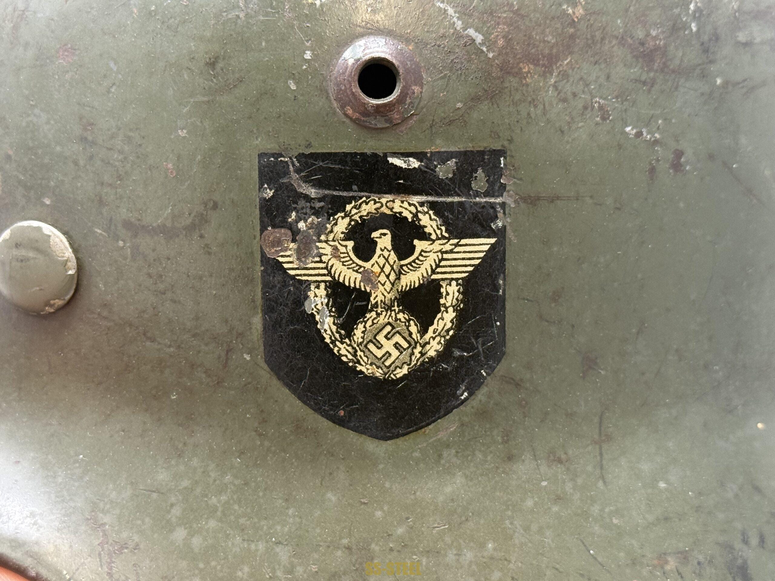 Police M-35 Double Decal Helmet - Image 13