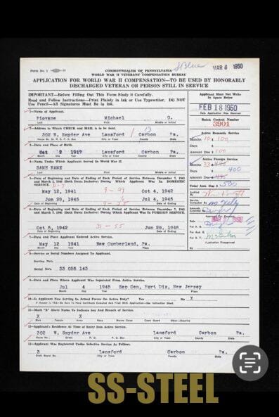 M42 29th Infantry Division Trophy Helmet - Image 18