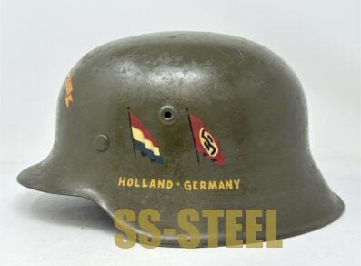 M42 29th Infantry Division Trophy Helmet - Image 4