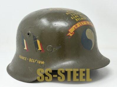 M42 29th Infantry Division Trophy Helmet - Image 8