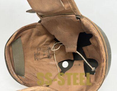 WWII US M38 Tanker Helmet by Rawlings - Image 8