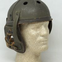 WWII US M38 Tanker Helmet by Sears Saddlery Co.