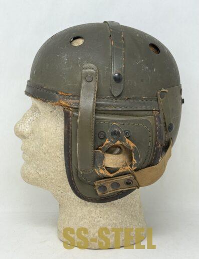 WWII US M38 Tanker Helmet by Sears Saddlery Co. - Image 5
