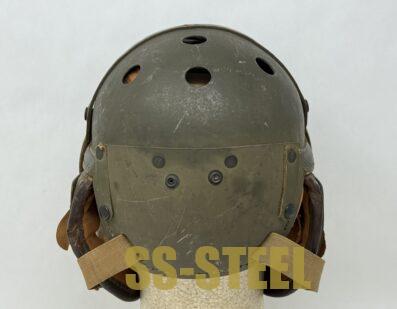 WWII US M38 Tanker Helmet by Sears Saddlery Co. - Image 6