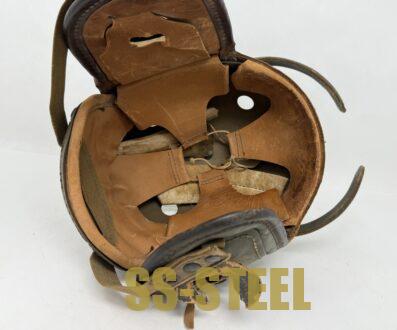 WWII US M38 Tanker Helmet by Sears Saddlery Co. - Image 8