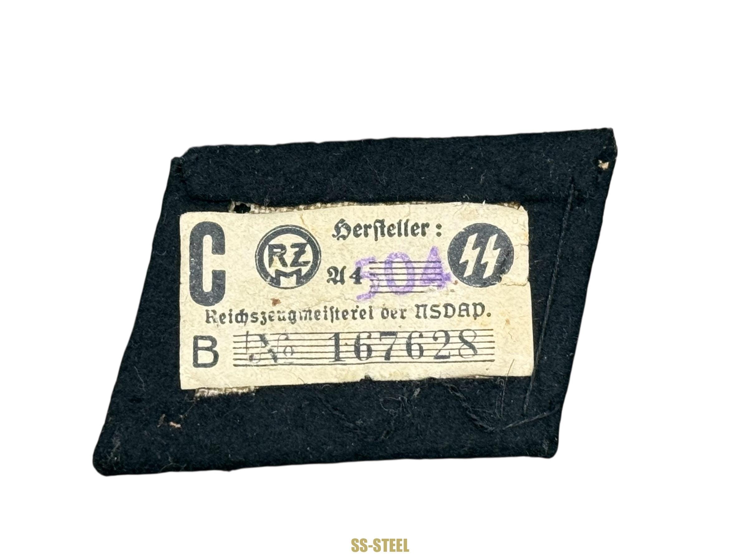 Waffen-SS NCO's Bullion Runic Tab - Image 2