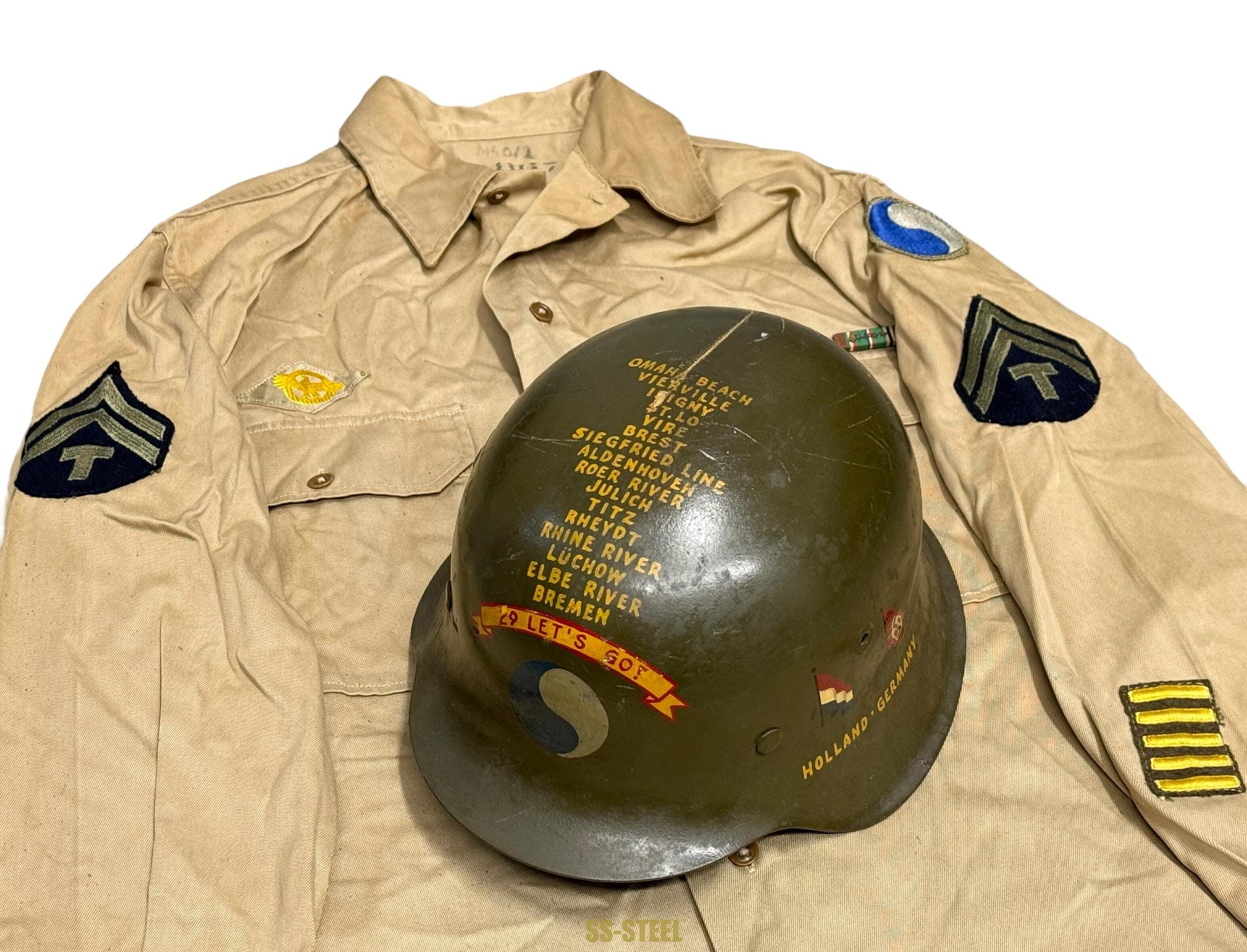 M42 29th Infantry Division Trophy Helmet