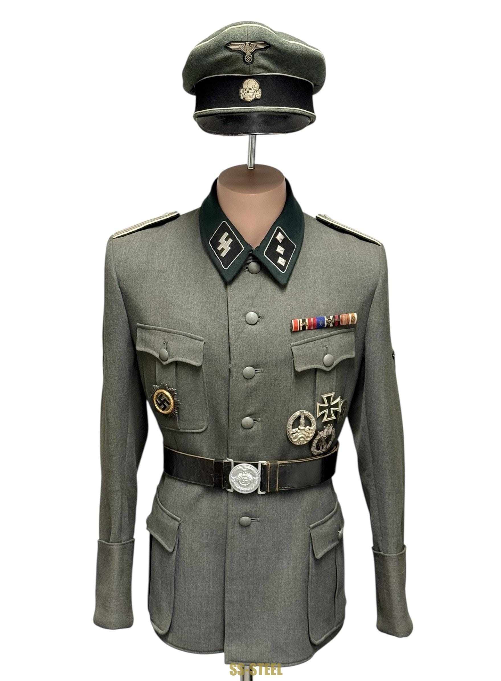 SS-Untersturmführer Officer Uniform Tunic, Highly Decorated - Image 28