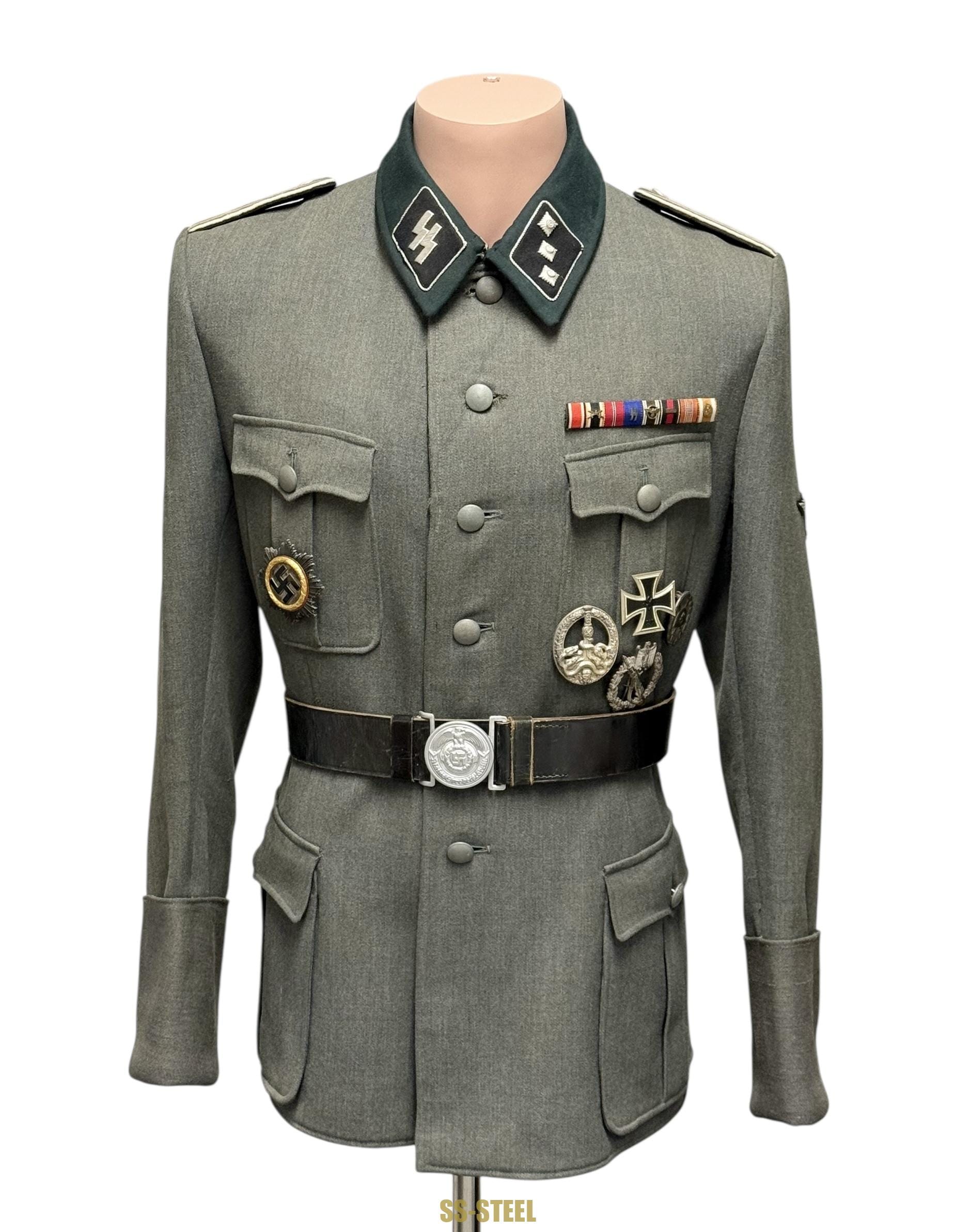 SS-Untersturmführer Officer Uniform Tunic, Highly Decorated
