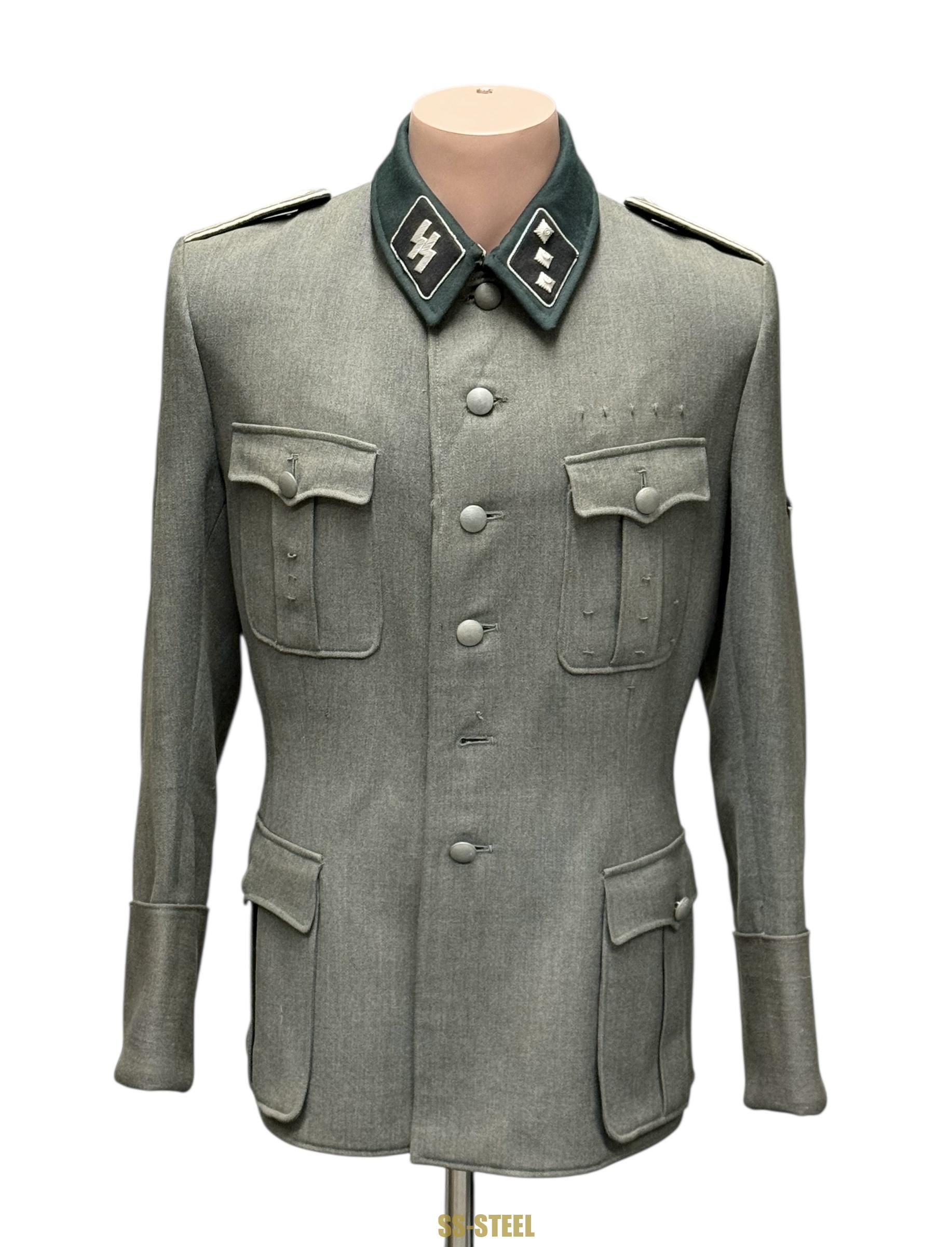 SS-Untersturmführer Officer Uniform Tunic, Highly Decorated - Image 2