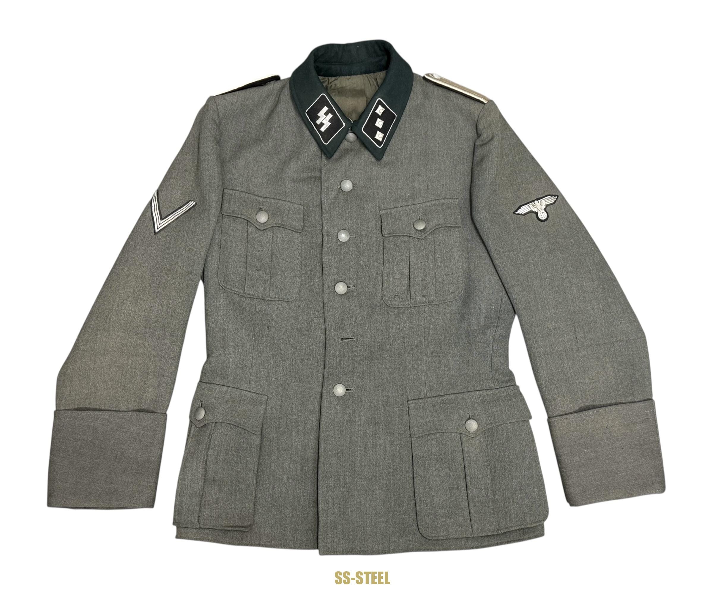SS-Untersturmführer Officer Uniform Tunic, Highly Decorated - Image 22