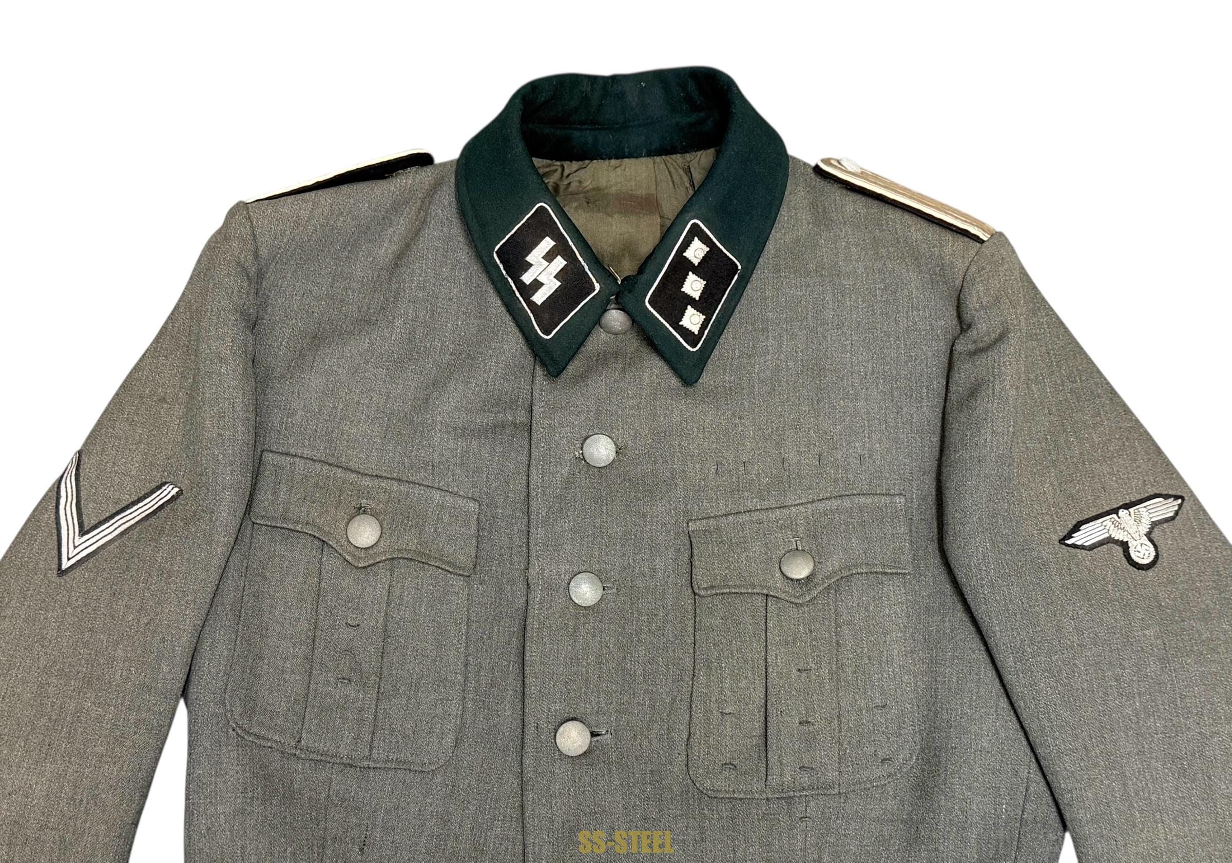 SS-Untersturmführer Officer Uniform Tunic, Highly Decorated - Image 23