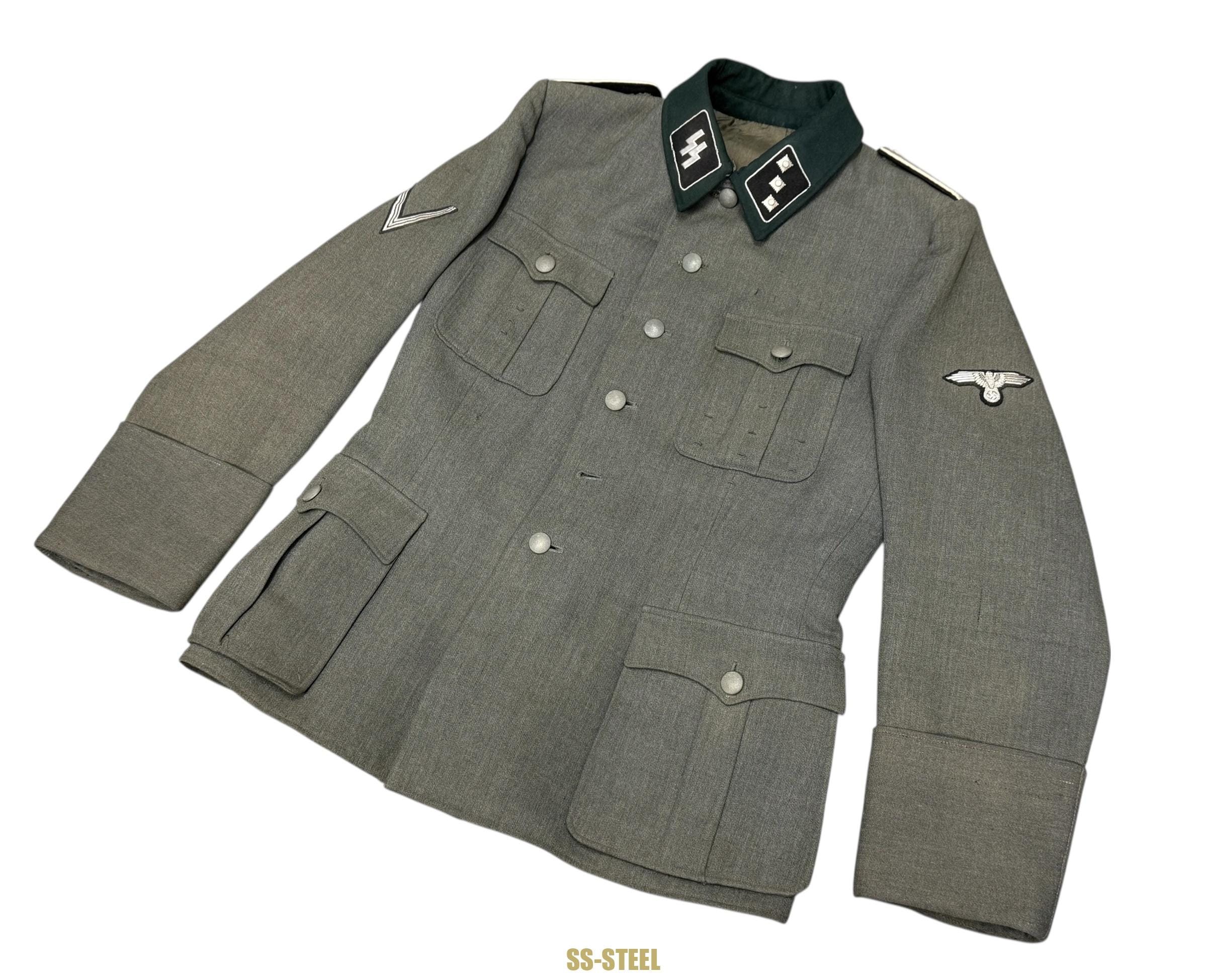 SS-Untersturmführer Officer Uniform Tunic, Highly Decorated - Image 24