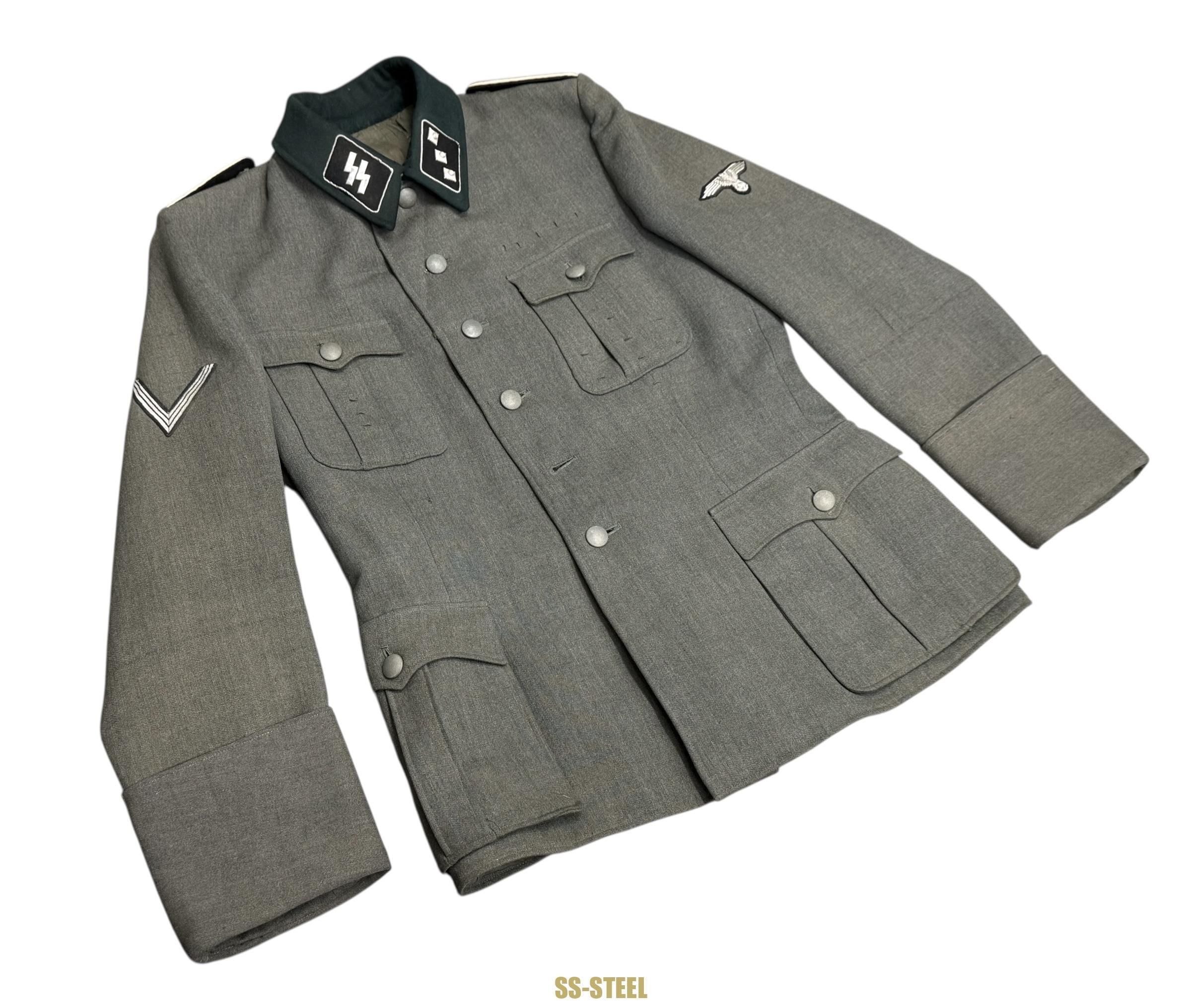 SS-Untersturmführer Officer Uniform Tunic, Highly Decorated - Image 25