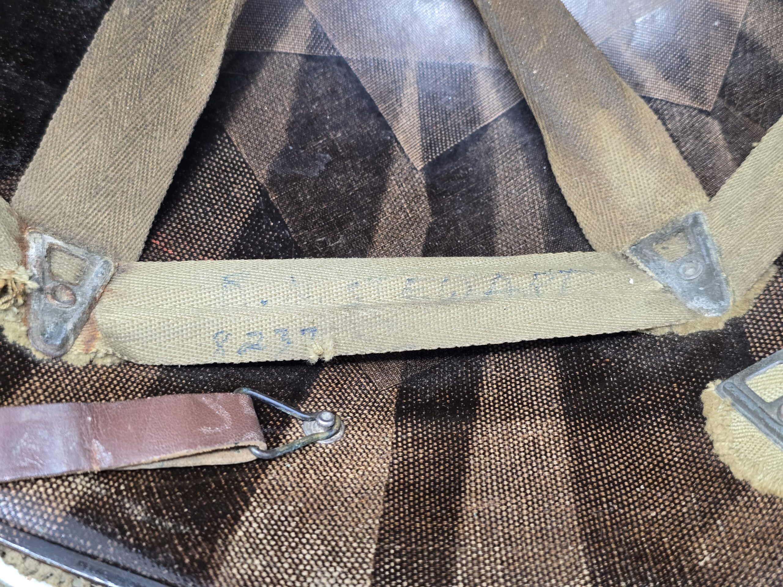 US M1 GI Helmet With Camo Scrim - Image 3