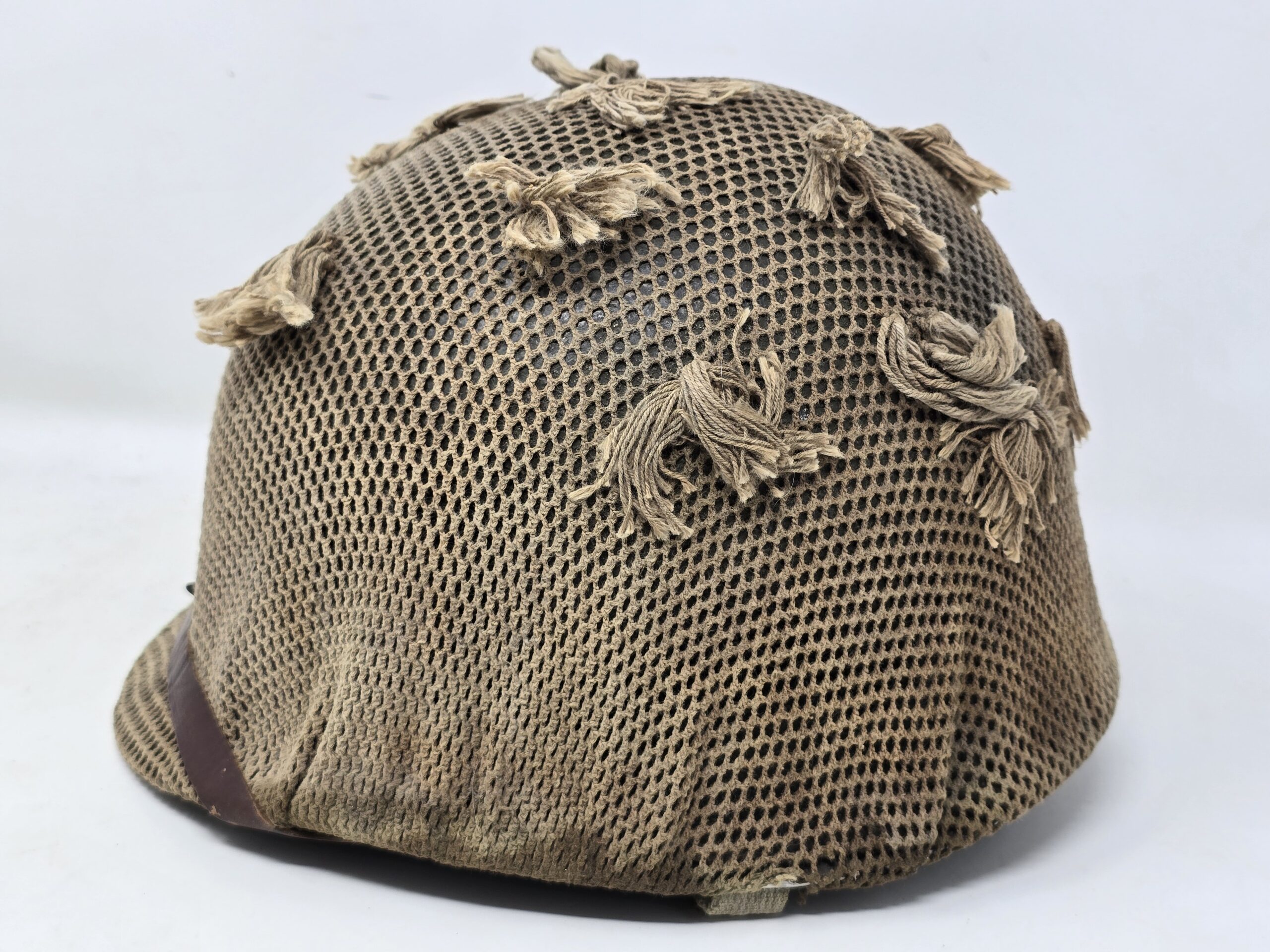 US M1 GI Helmet With Camo Scrim