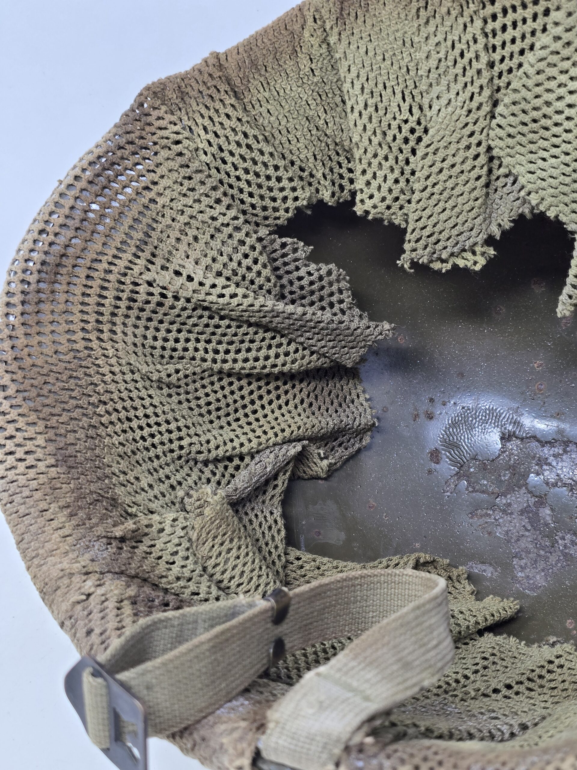 US M1 GI Helmet With Camo Scrim - Image 11