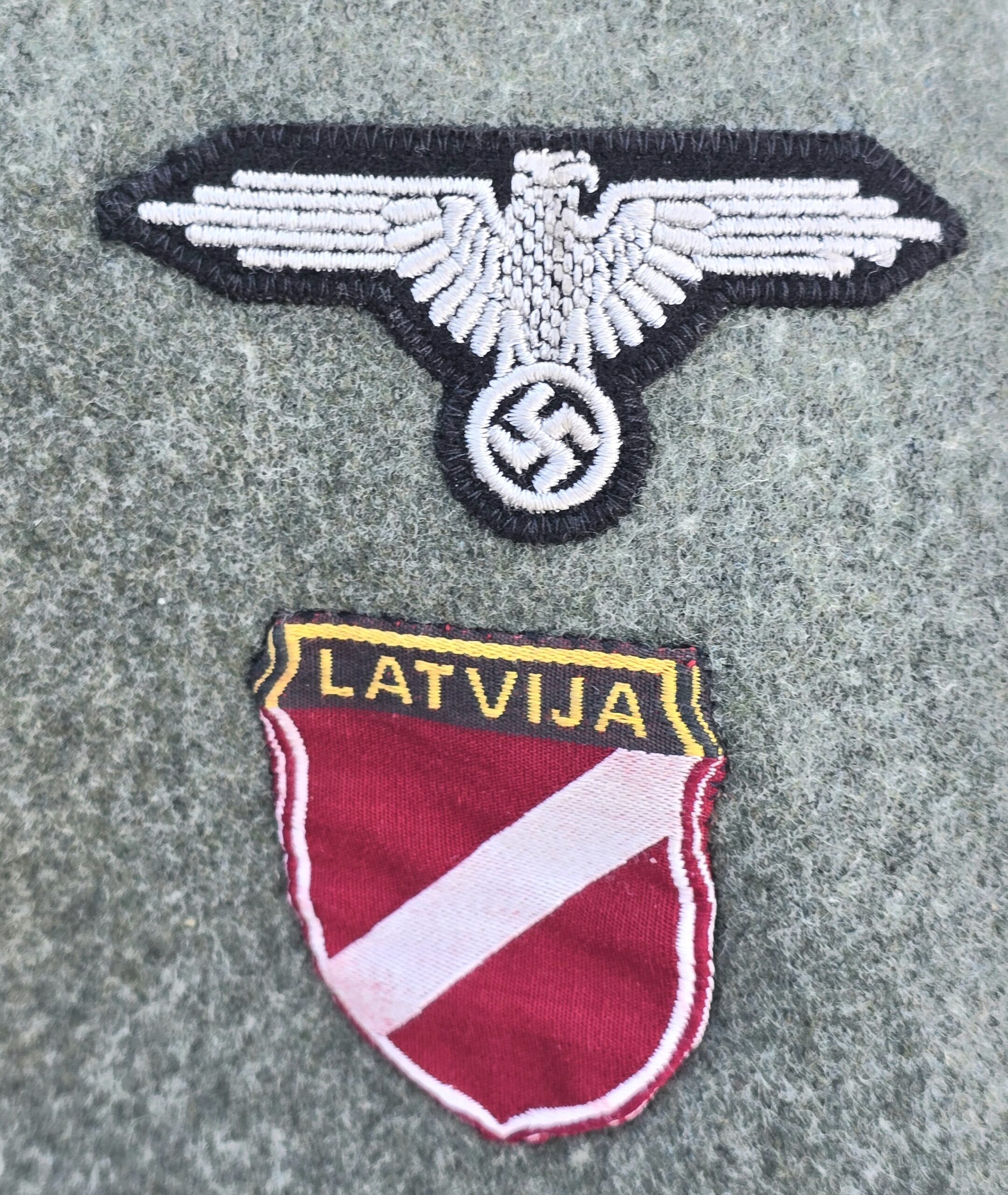 Likely Re-badged Waffen-SS M43 Tunic- Latvian Freiwillege - Image 6