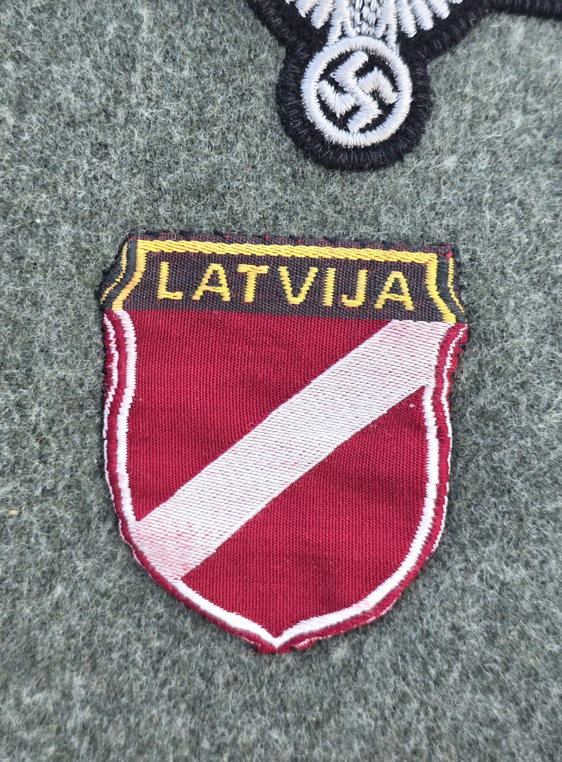Likely Re-badged Waffen-SS M43 Tunic- Latvian Freiwillege - Image 7