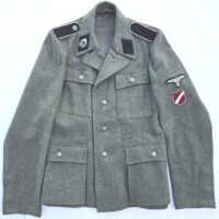 Likely Re-badged Waffen-SS M43 Tunic- Latvian Freiwillege
