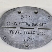 Waffen-SS ID Disc for TK Stuba-Dachau