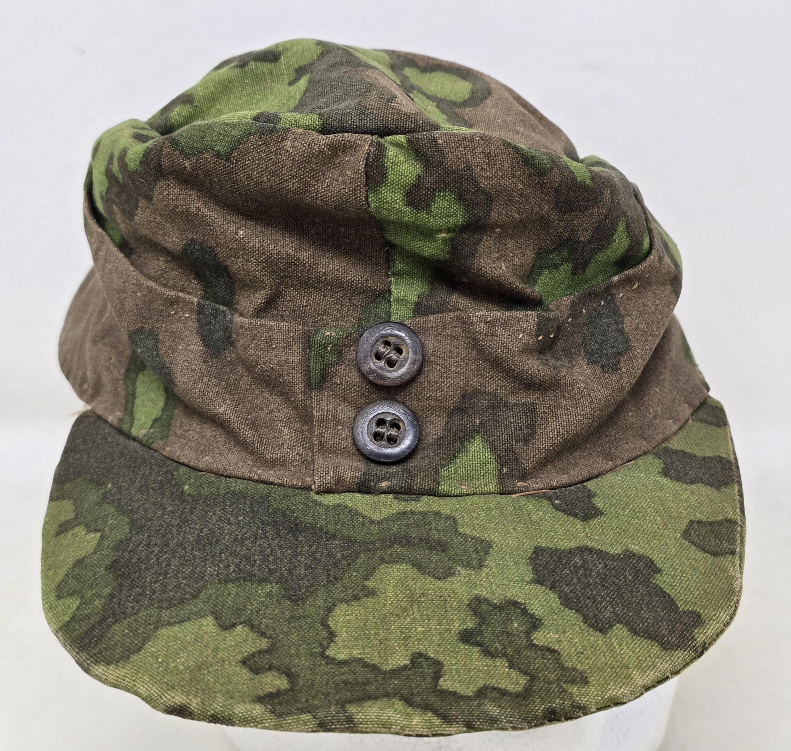 Interesting Field-Made Waffen-SS Camouflage Cap