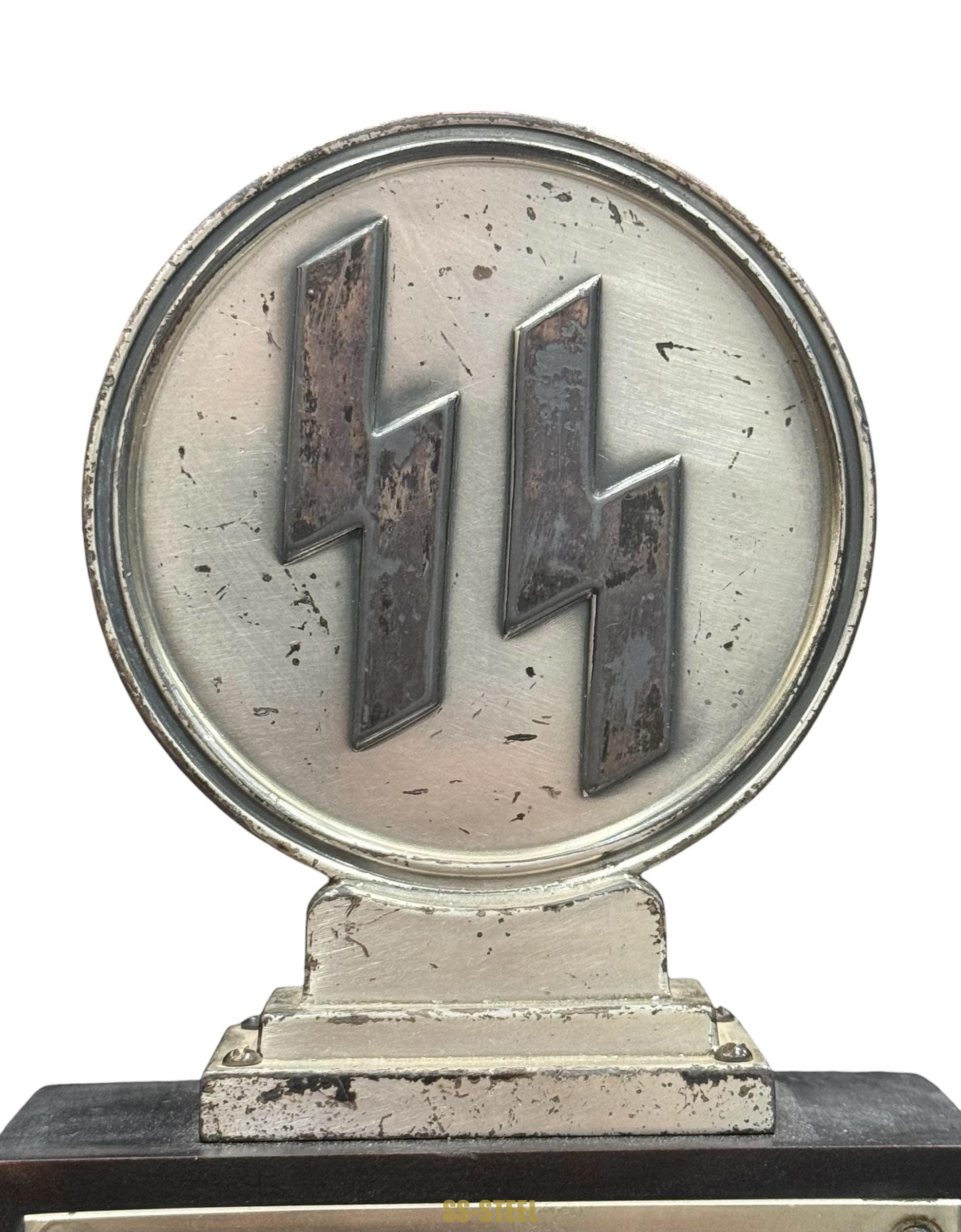 Heydrich Julfest SS Plaque Presented to His Adjutant - Image 3