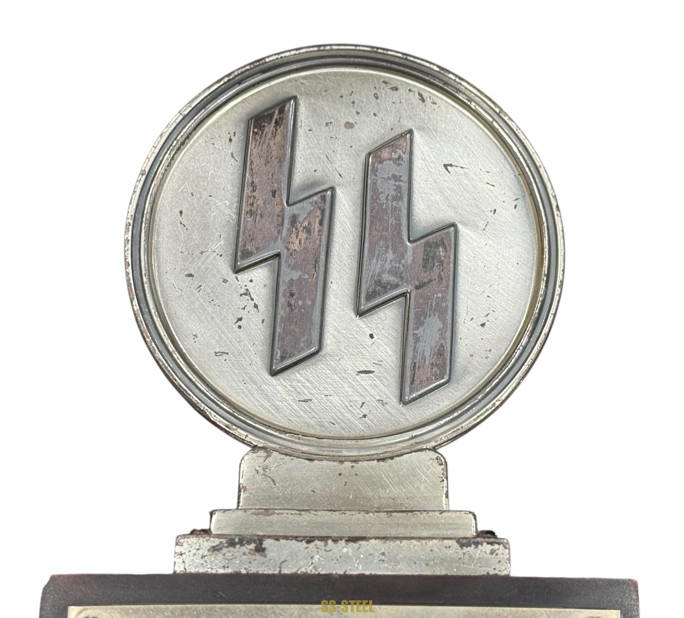 Heydrich Julfest SS Plaque Presented to His Adjutant - Image 9