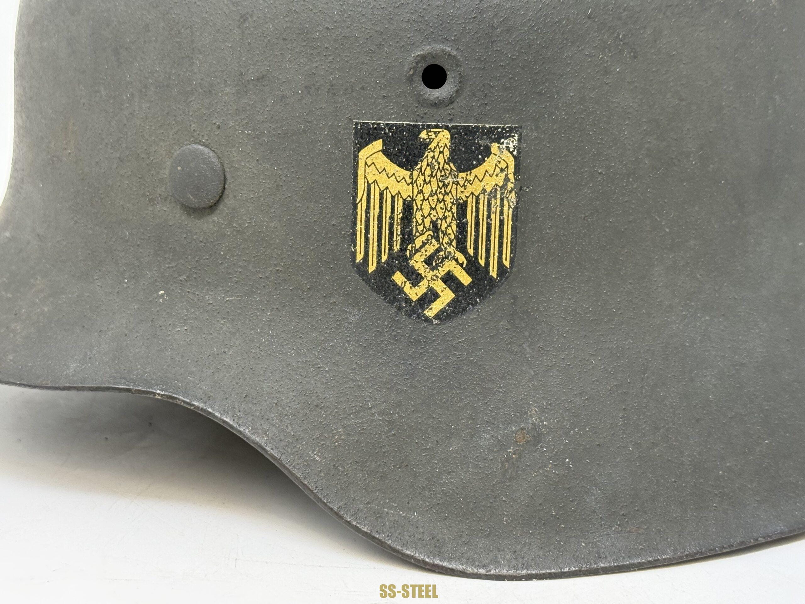 Kriegsmarine Single Decal M42 Helmet - Image 11