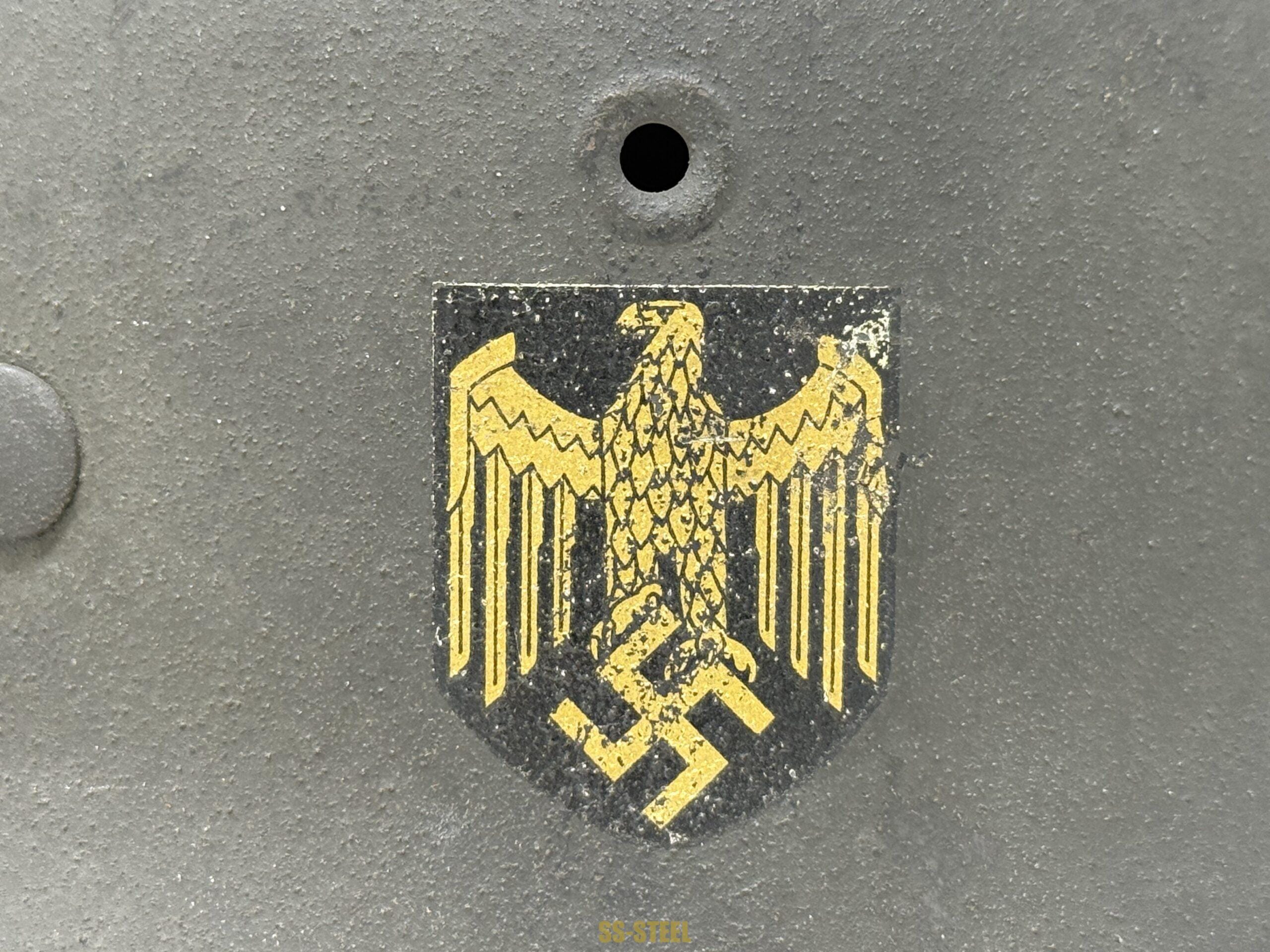Kriegsmarine Single Decal M42 Helmet - Image 14