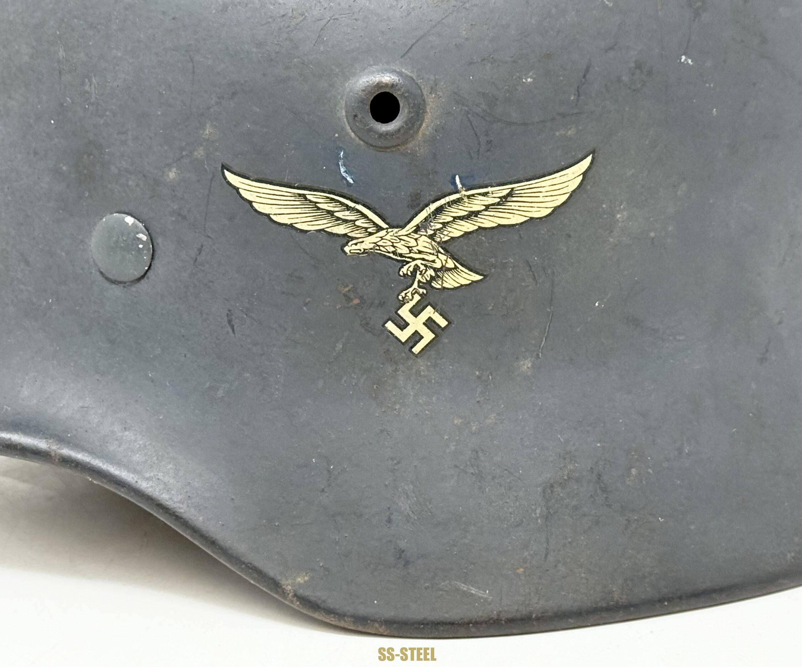 Luftwaffe M40 Single Decal Helmet Q66 - Image 14