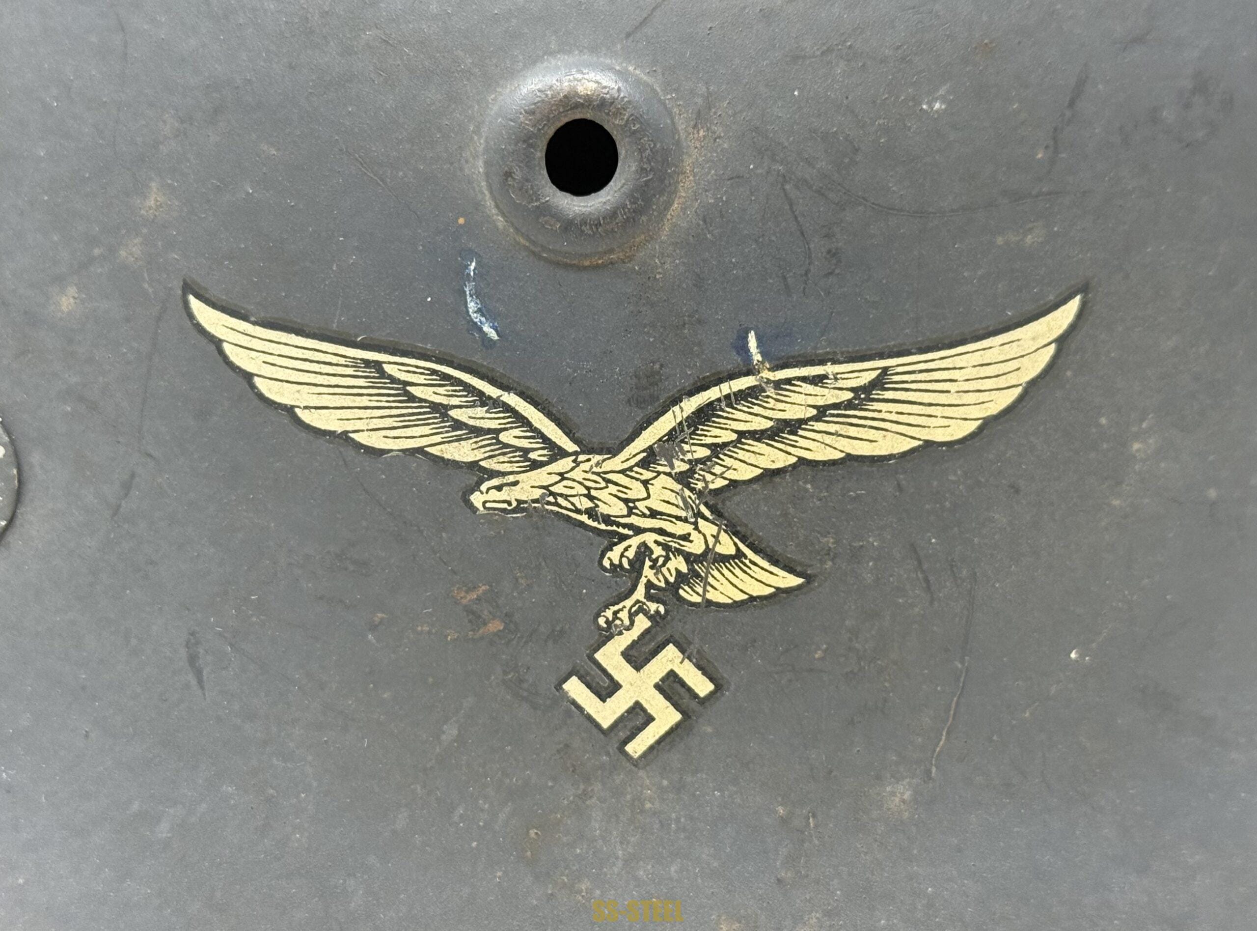 Luftwaffe M40 Single Decal Helmet Q66 - Image 16