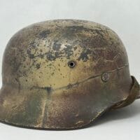 Heer M40 Single Decal Normandy Ex Net Camo Helmet