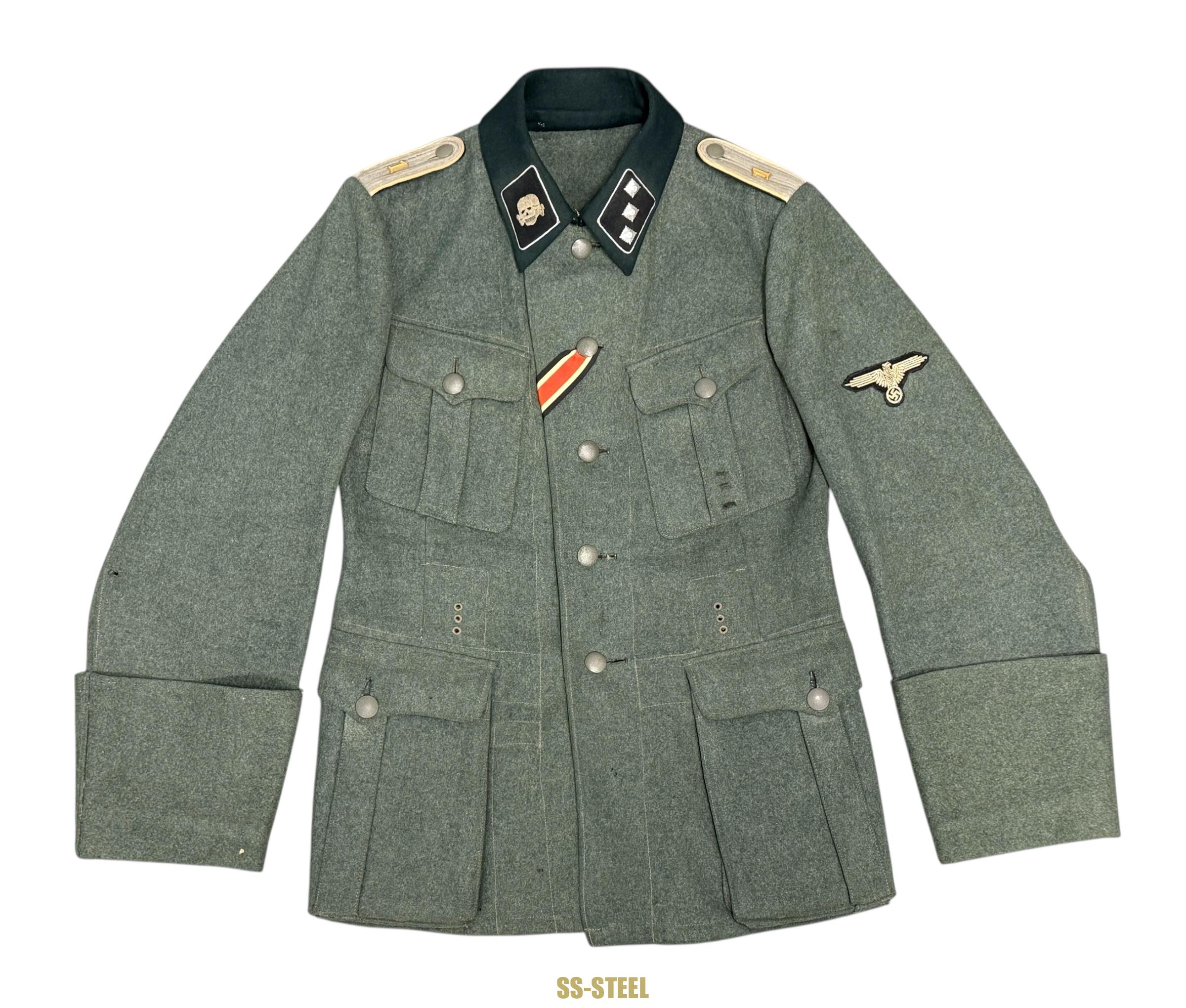 SS-Totenkopf Untersturmführer Combat Tunic
