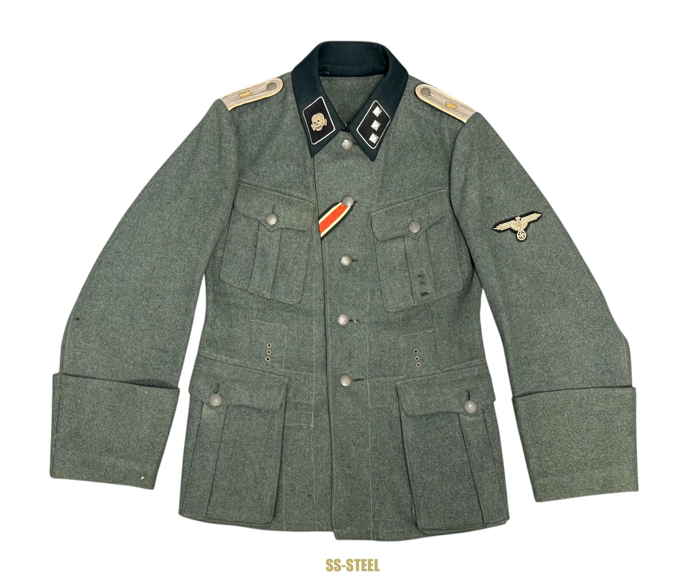 SS-Totenkopf Untersturmführer Combat Tunic - Image 23