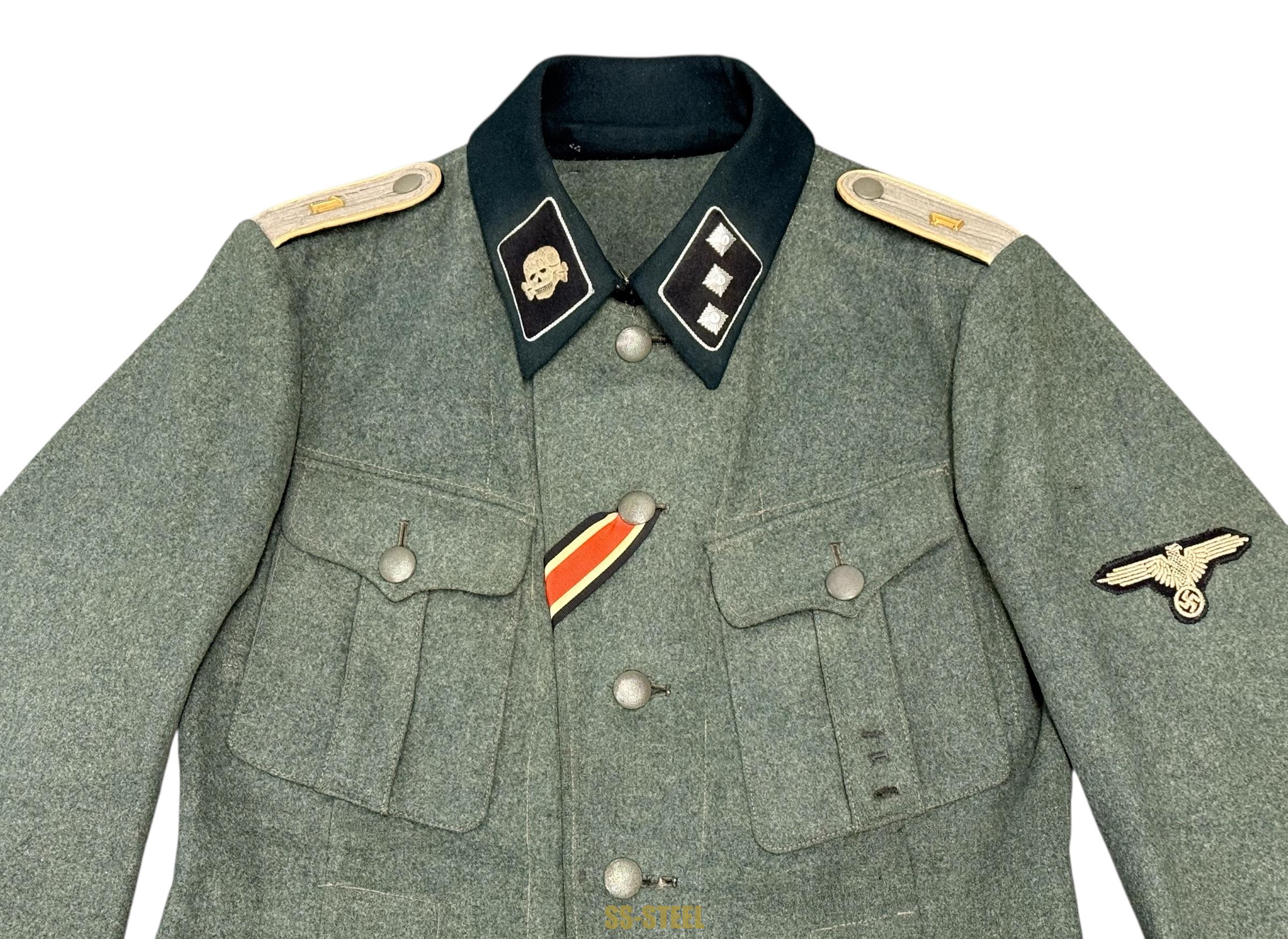 SS-Totenkopf Untersturmführer Combat Tunic - Image 3