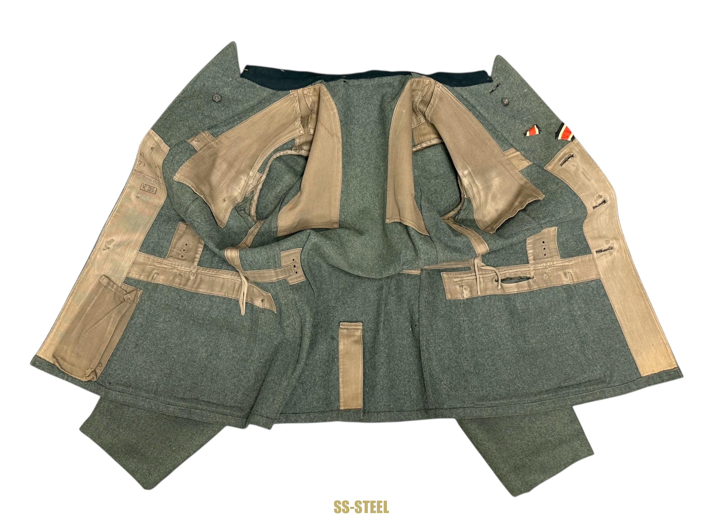 SS-Totenkopf Untersturmführer Combat Tunic - Image 18