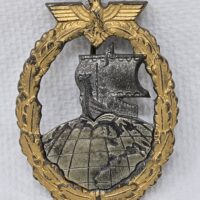 Kriegsmarine Auxiliary Cruiser Badge