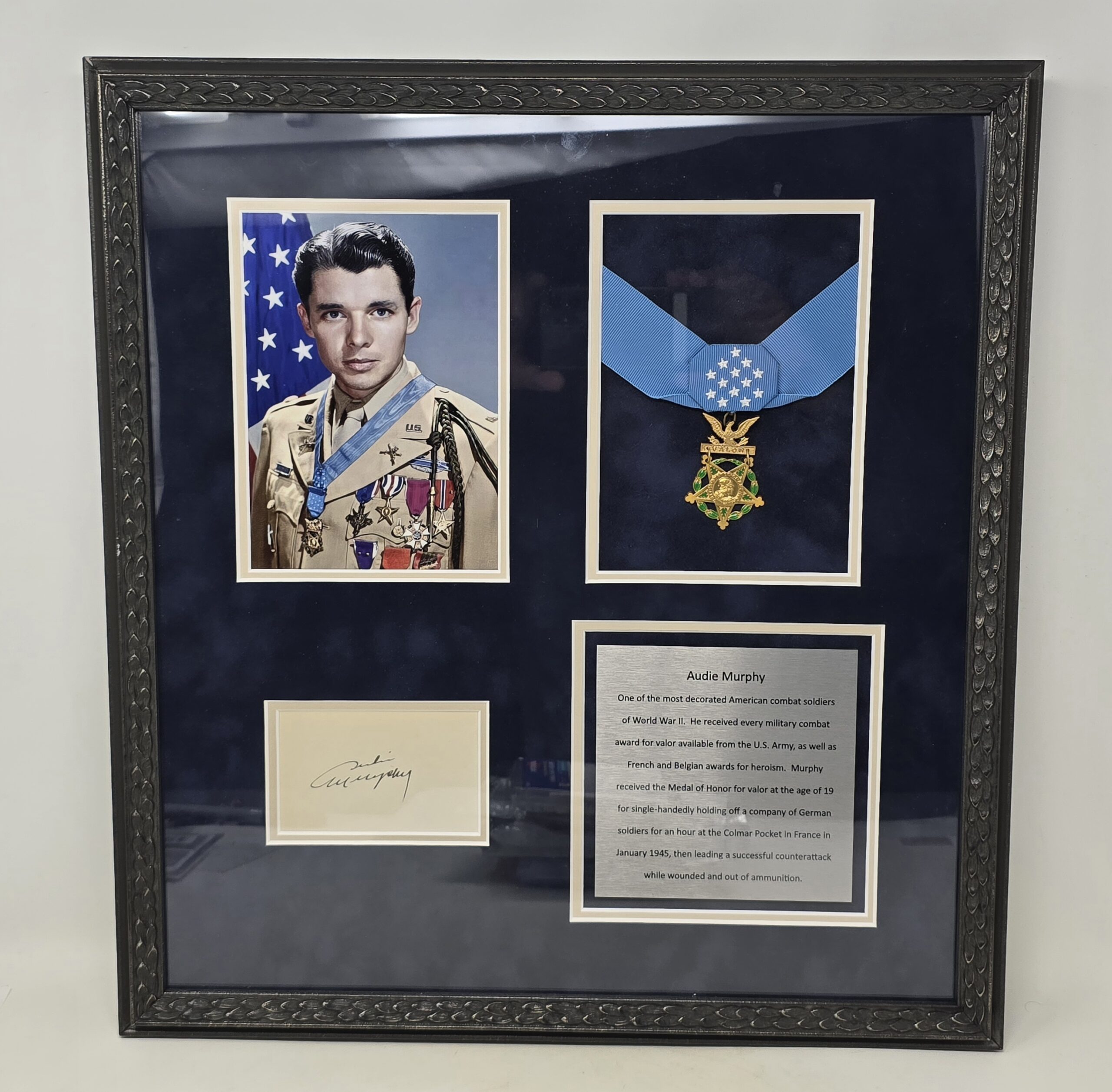 Medal of Honor Audie Murphy Autograph - Image 4