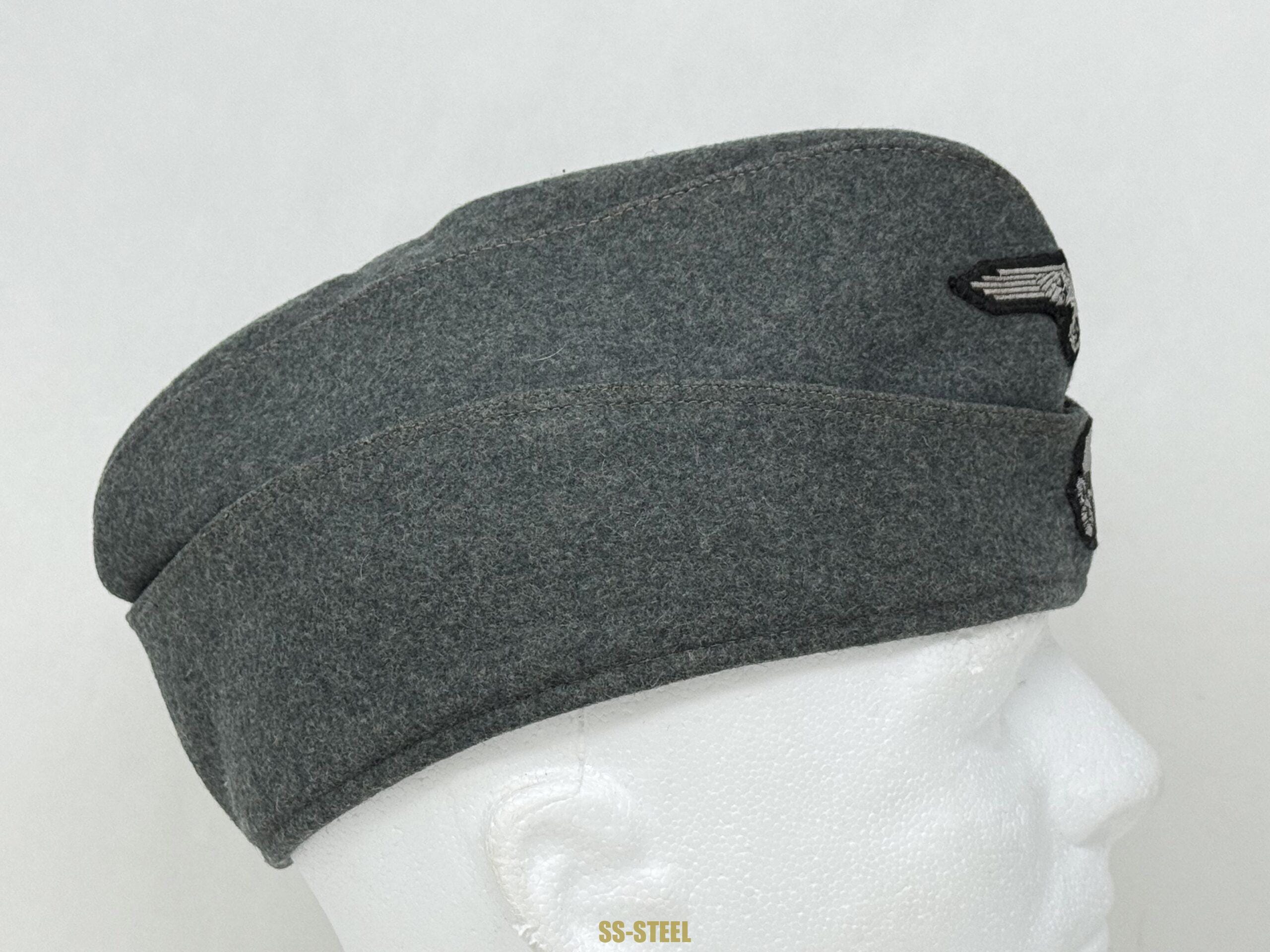 SS NCO or Officer M40 Schiffchen Cap -Flatwire - Image 5